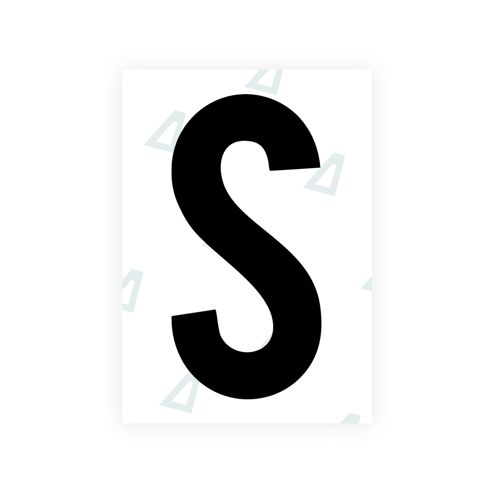 Alite Nanofilm for US (South Dakota) license plates - Symbol "S"