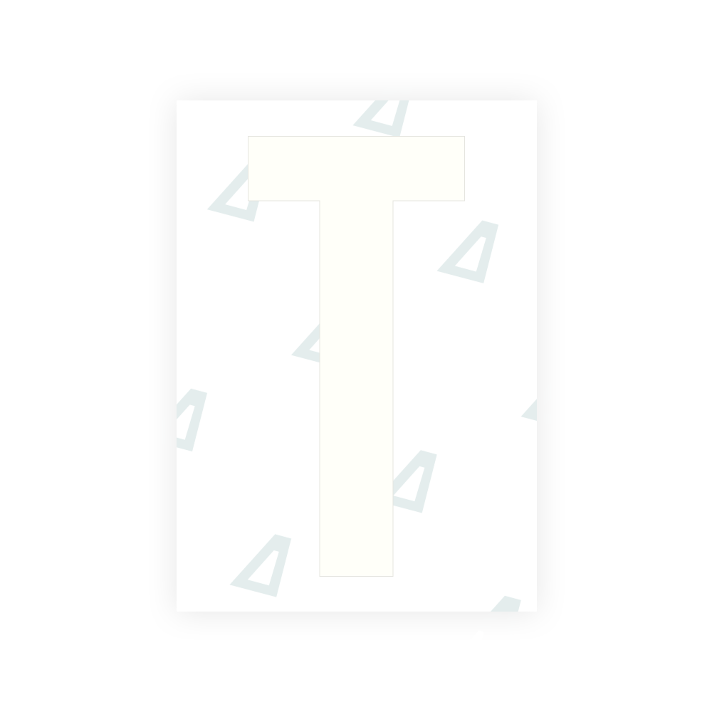 Alite Nanofilm for US (South Dakota) license plates - Symbol "T"