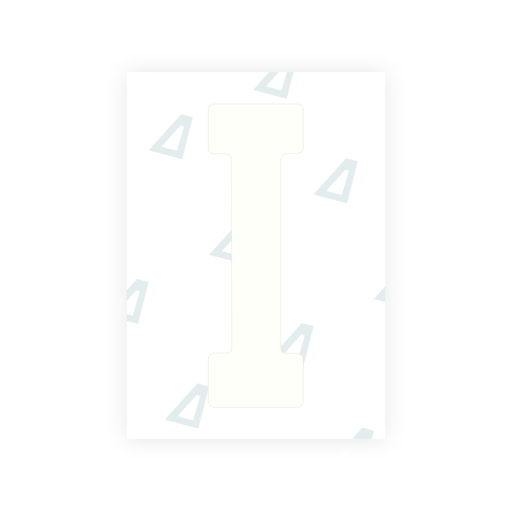 Alite Nanofilm for South Australia number plates - Symbol "I"