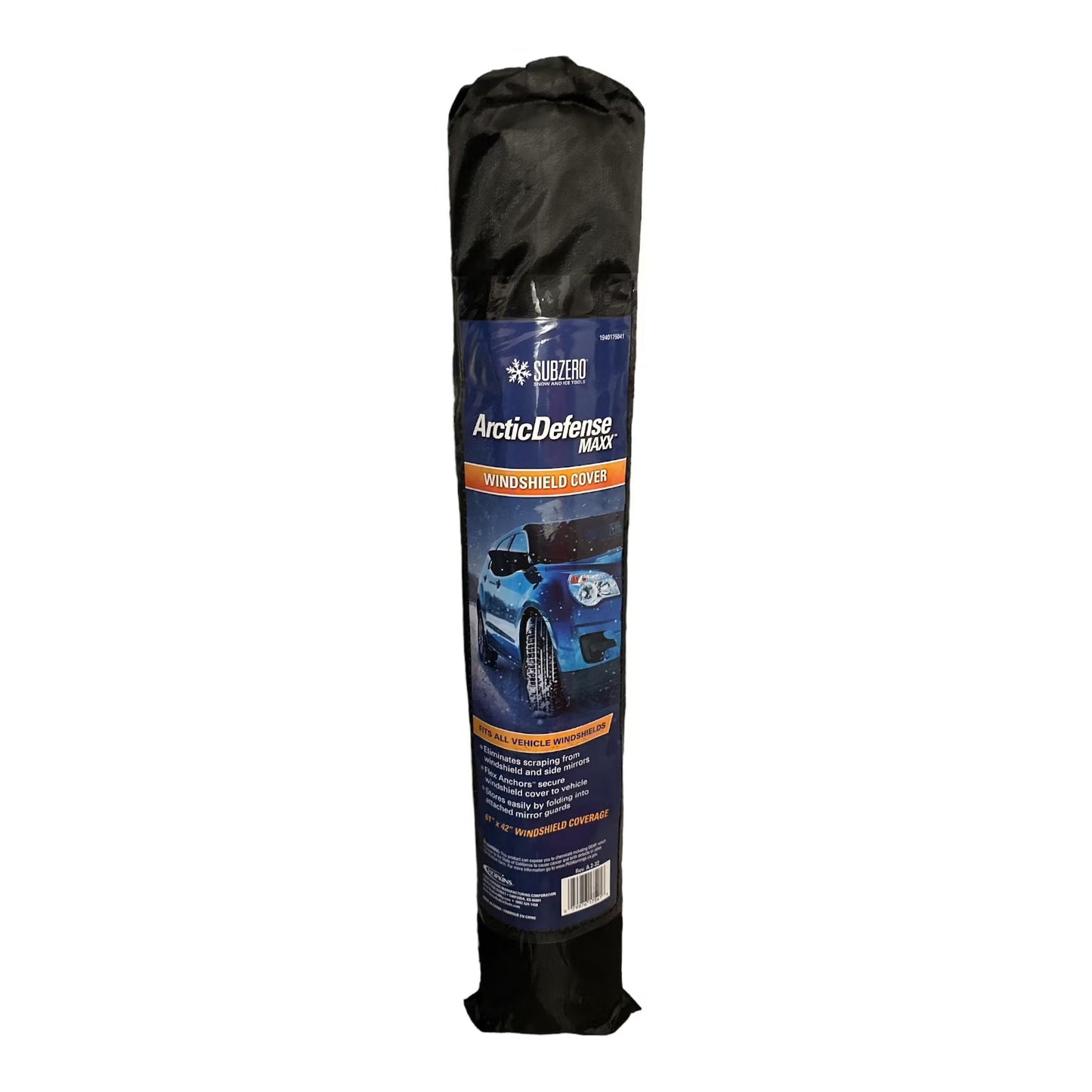 SubZero Arctic 61" x 42" Defense Maxx Windschutzscheiben- und Seitenspiegelabdeckung