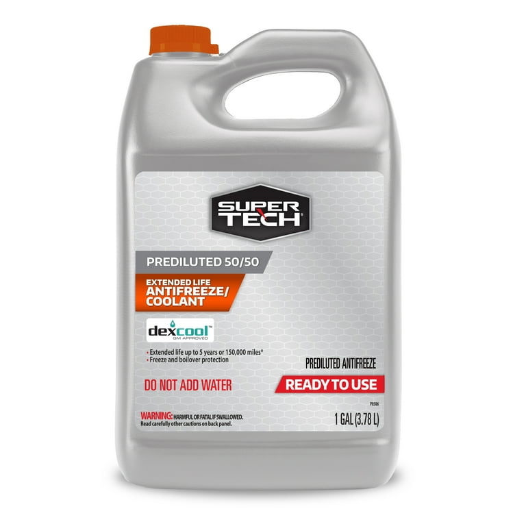 Super Tech Dex-Cool Compatible Prediluted 50/50 Antifreeze & Coolant