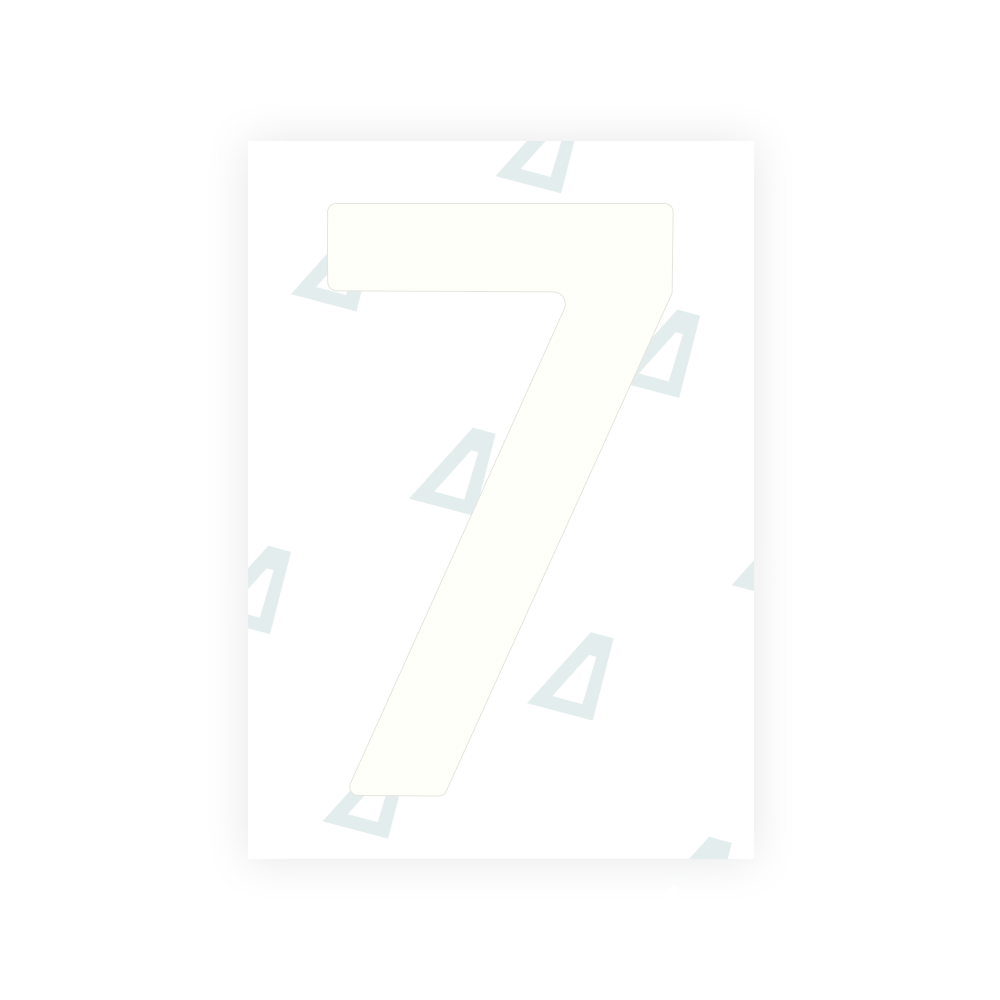 Alite Nanofilm for Sweden number plates - Symbol "7"