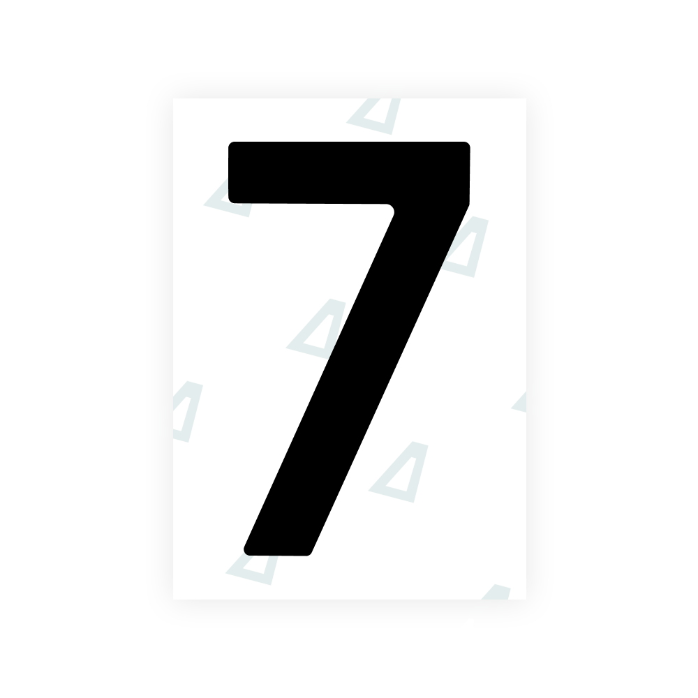 Alite Nanofilm for Sweden number plates - Symbol "7"