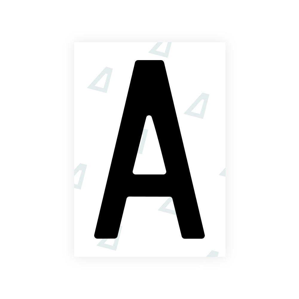 Alite Nanofilm pour plaques d'immatriculation de la Suède - Symbole "A"