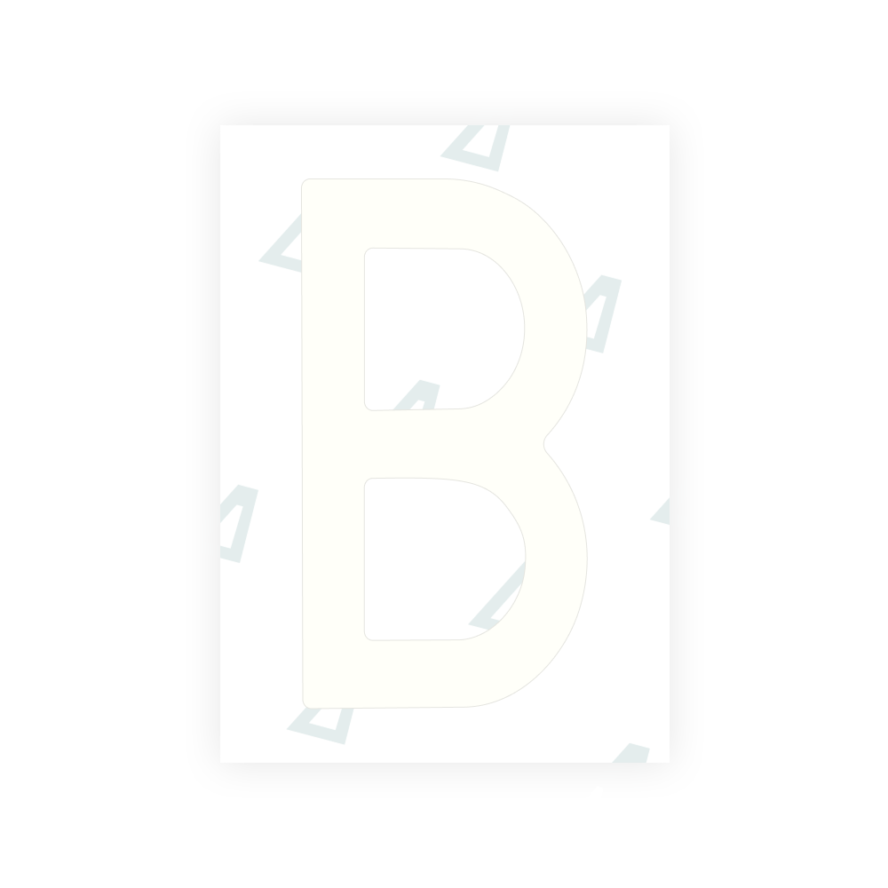 Alite Nanofilm for Sweden number plates - Symbol "B"
