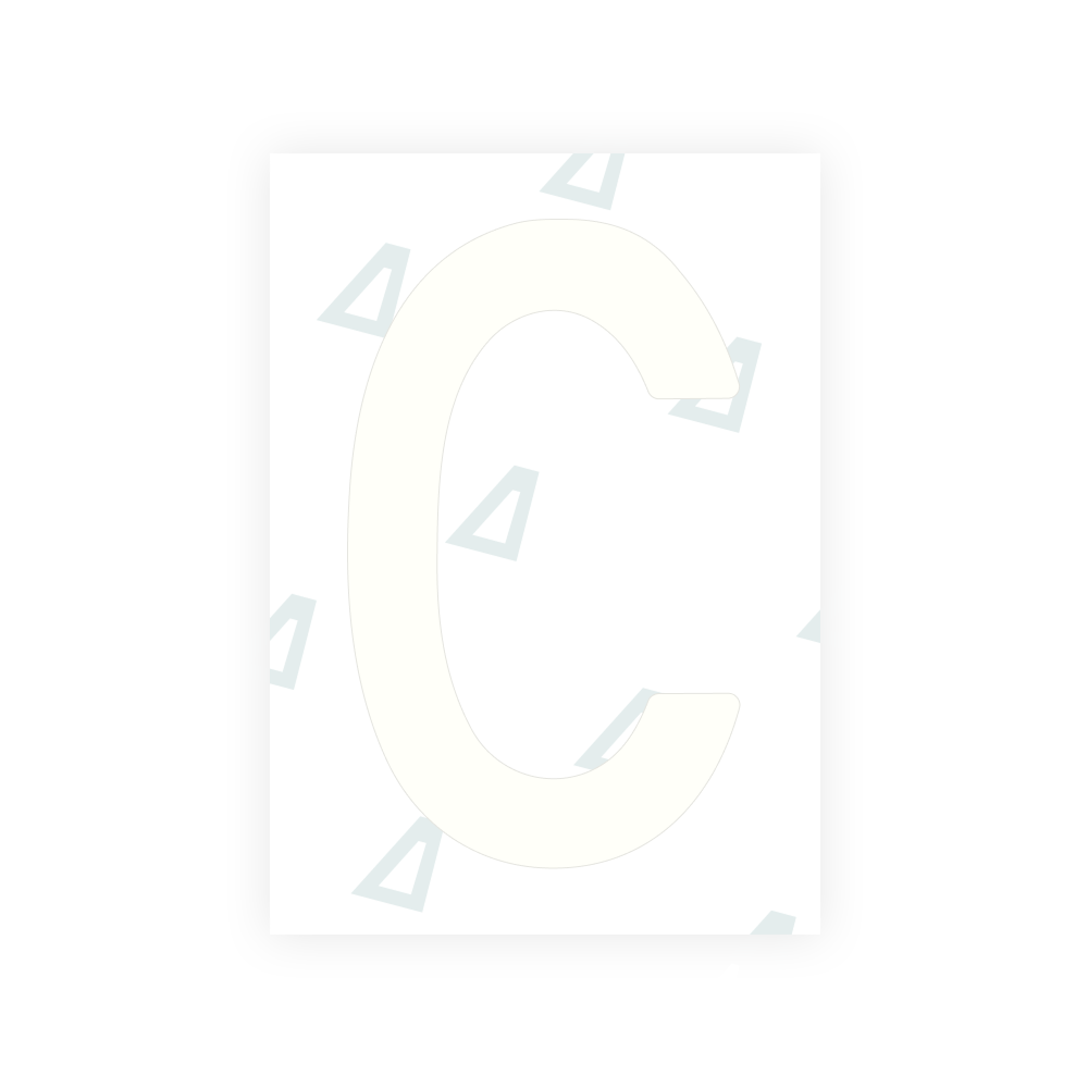 Alite Nanofilm for Sweden number plates - Symbol "C"