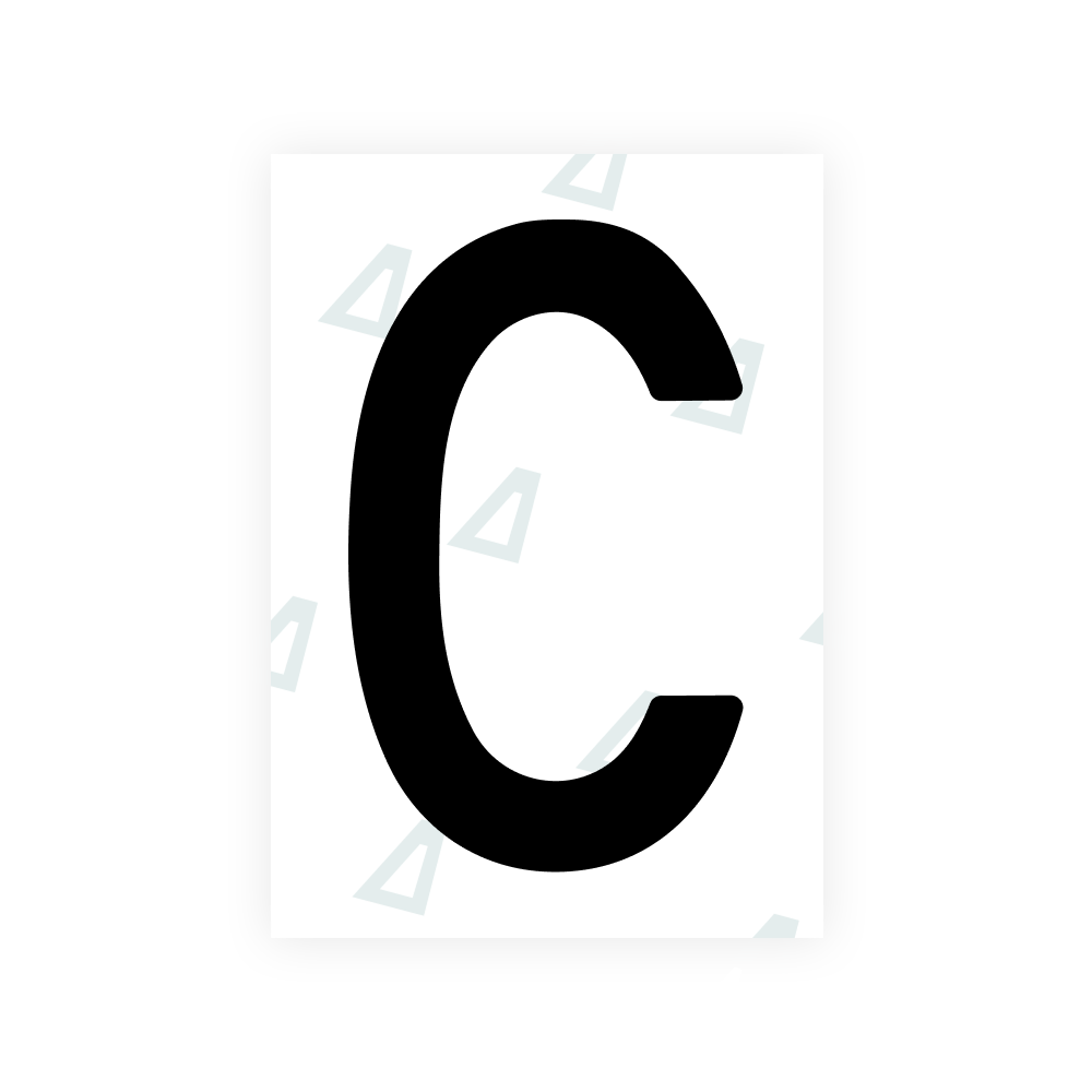 Alite Nanofilm for Sweden number plates - Symbol "C"