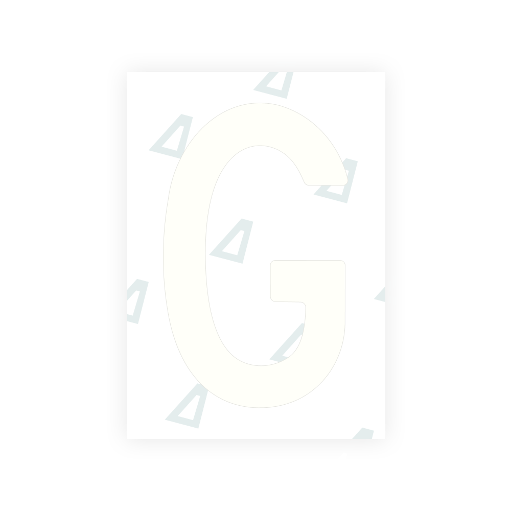 Alite Nanofilm for Sweden number plates - Symbol "G"