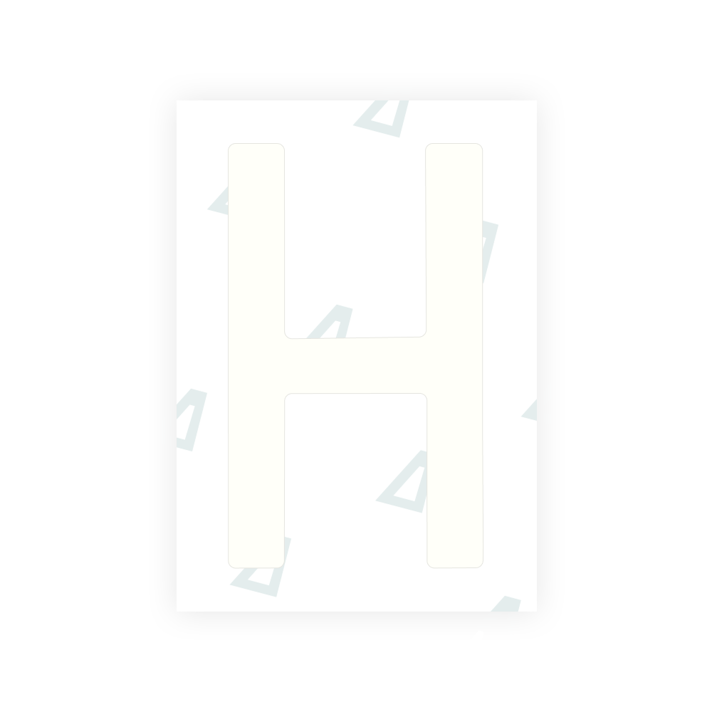Alite Nanofilm for Sweden number plates - Symbol "H"