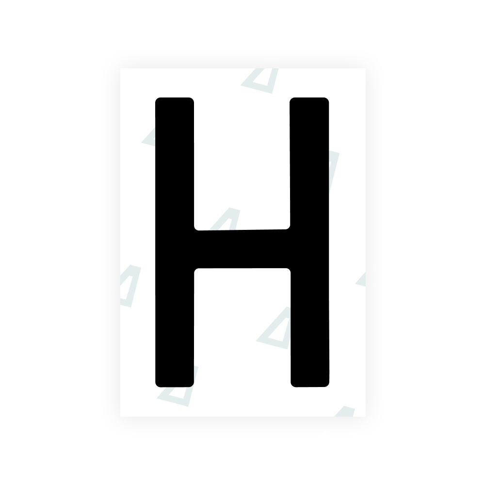 Alite Nanofilm for Sweden number plates - Symbol "H"