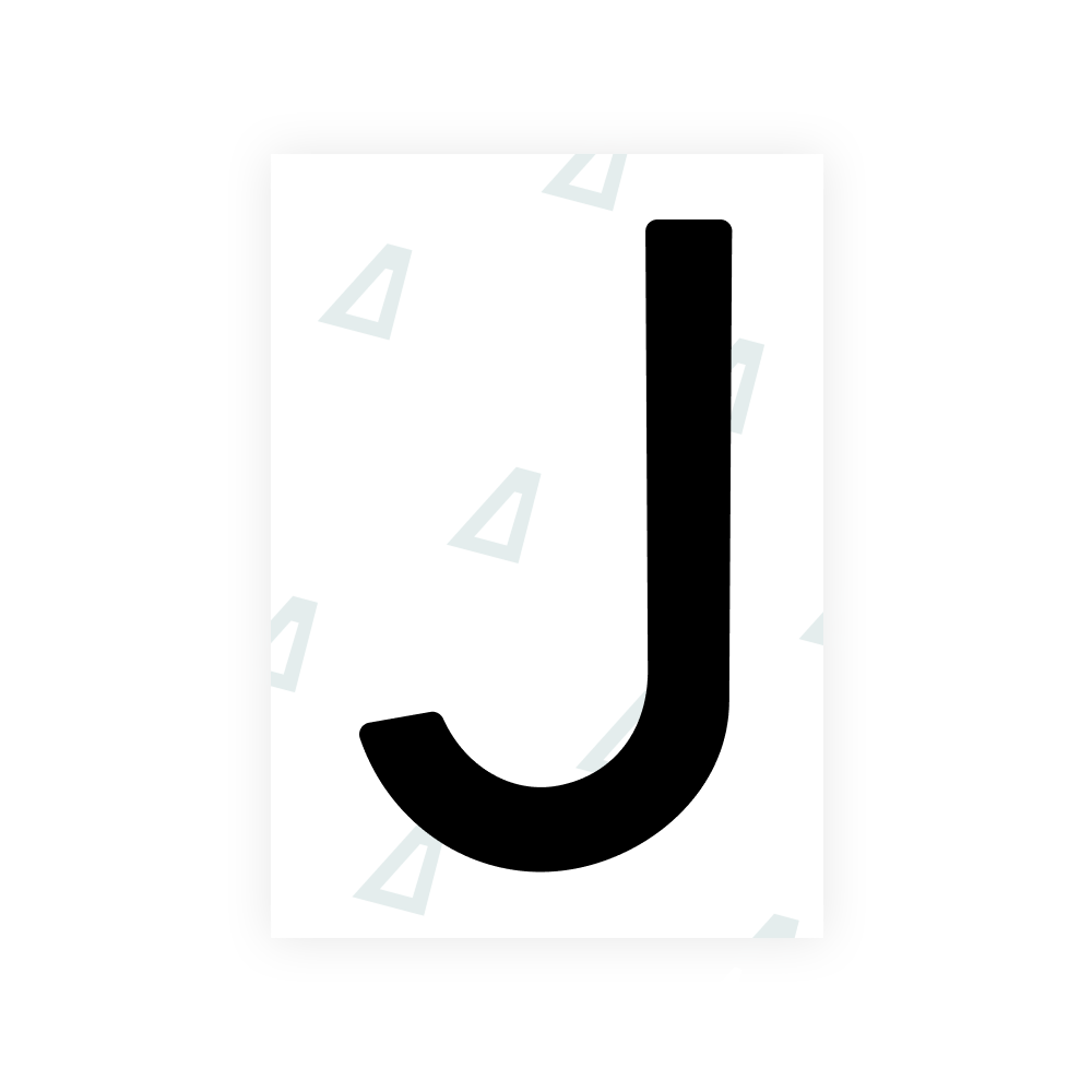 Alite Nanofilm for Sweden number plates - Symbol "J"
