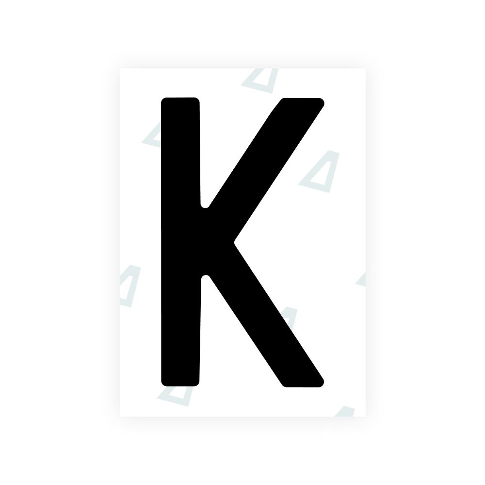 Alite Nanofilm for Sweden number plates - Symbol "K"