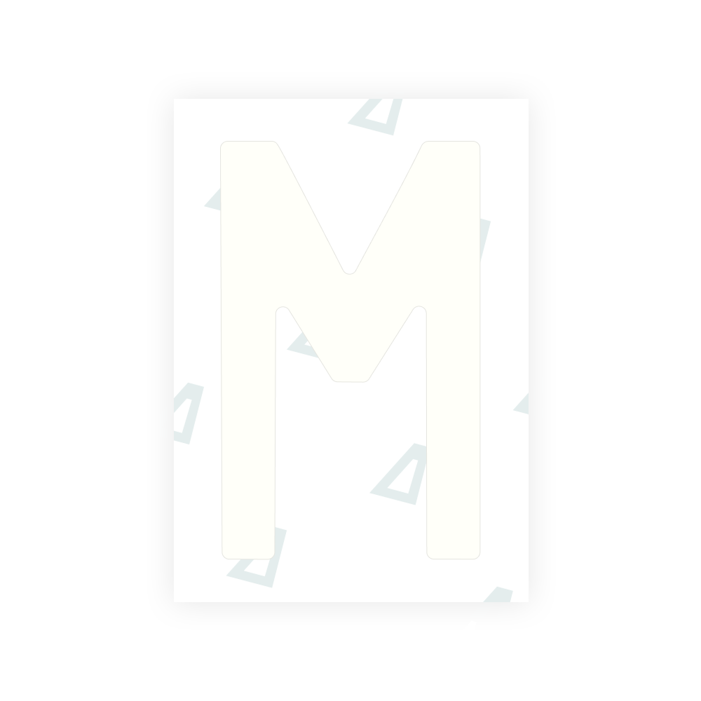 Alite Nanofilm for Sweden number plates - Symbol "M"