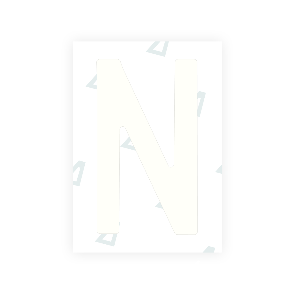 Alite Nanofilm for Sweden number plates - Symbol "N"