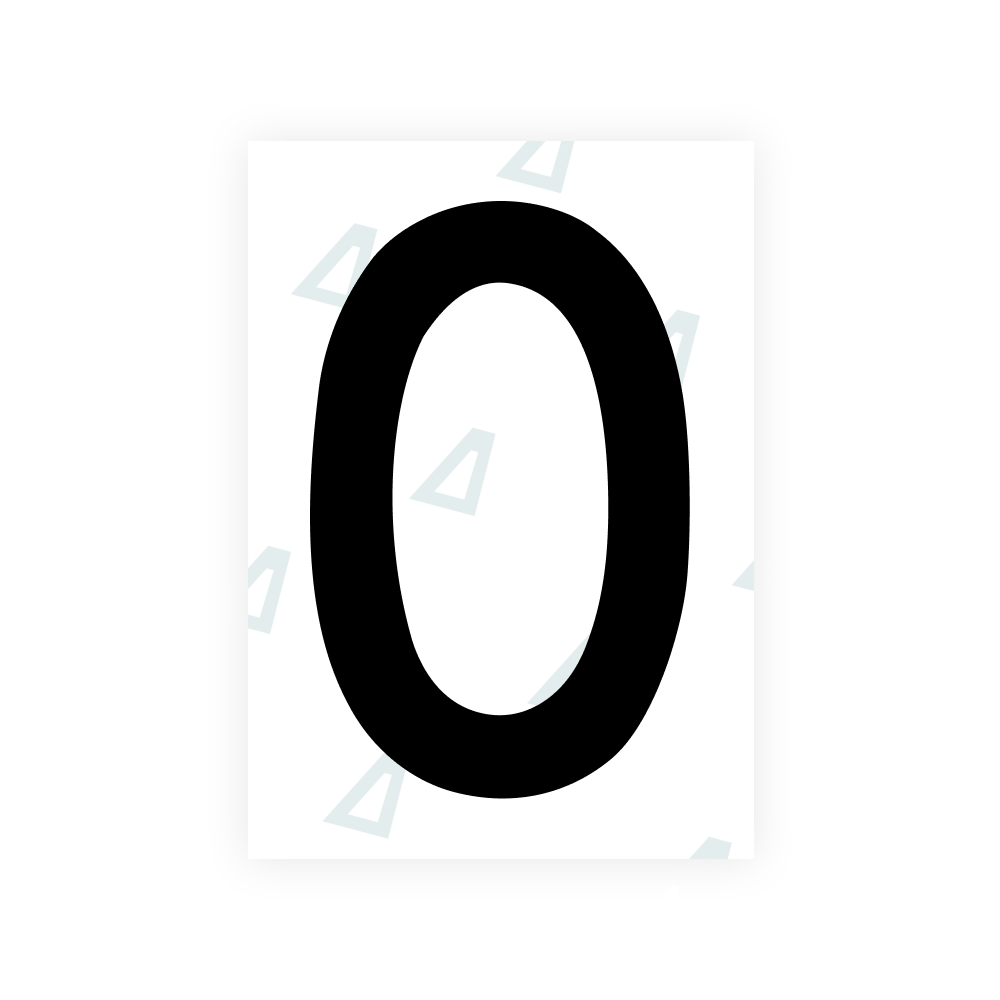 Alite Nanofilm for Sweden number plates - Symbol "O"