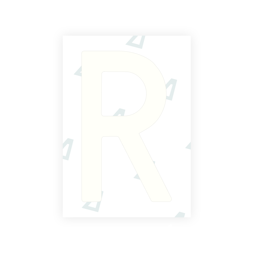 Alite Nanofilm for Sweden number plates - Symbol "R"