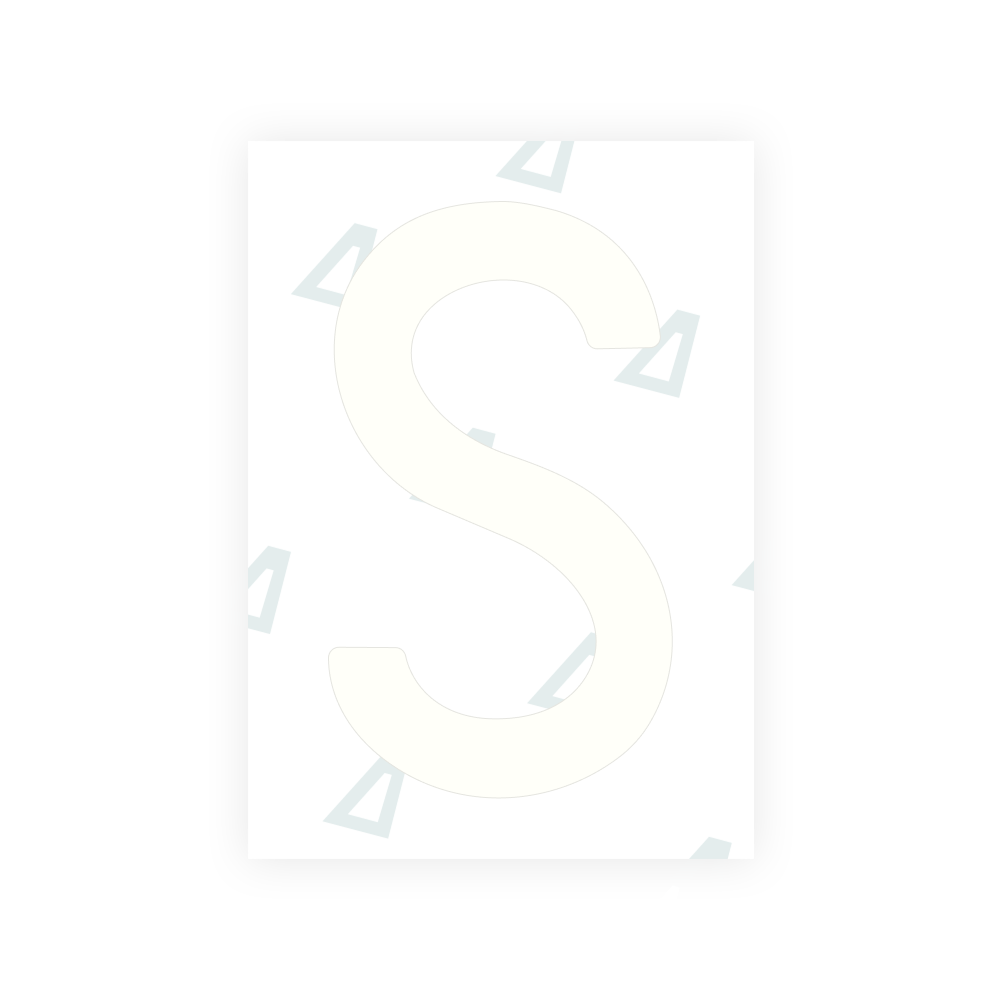Alite Nanofilm for Sweden number plates - Symbol "S"