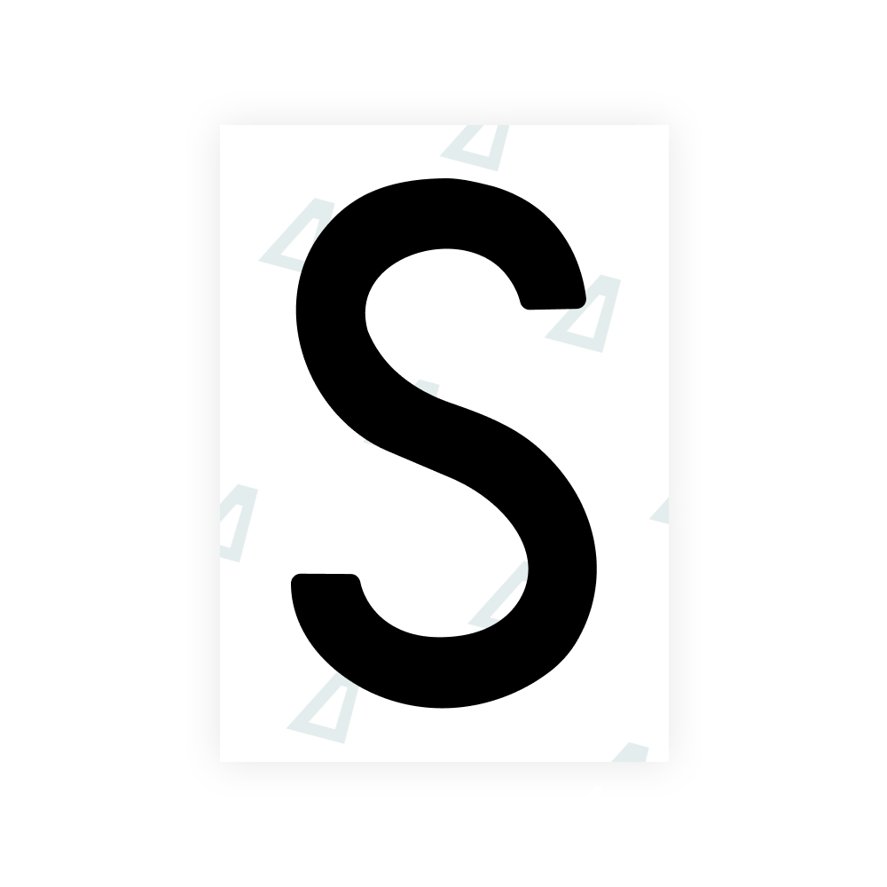 Alite Nanofilm for Sweden number plates - Symbol "S"