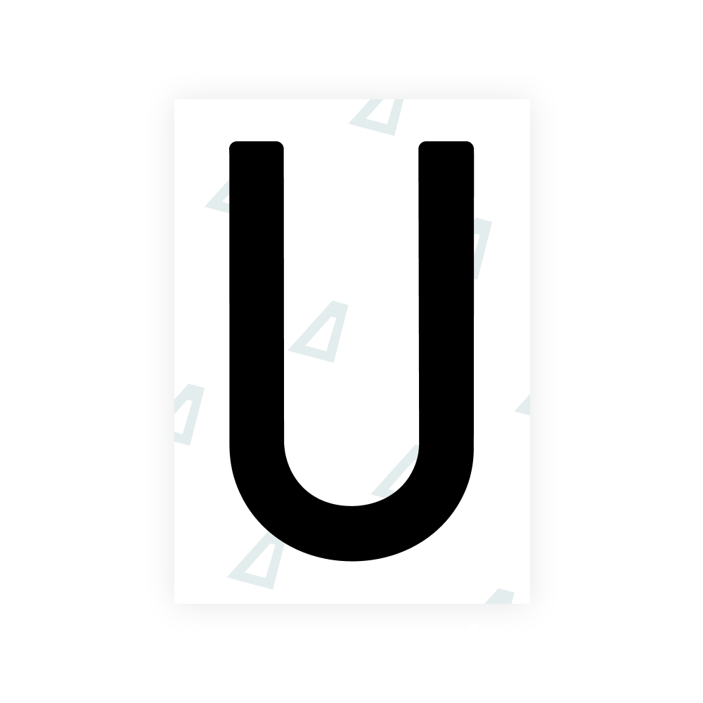Alite Nanofilm for Sweden number plates - Symbol "U"