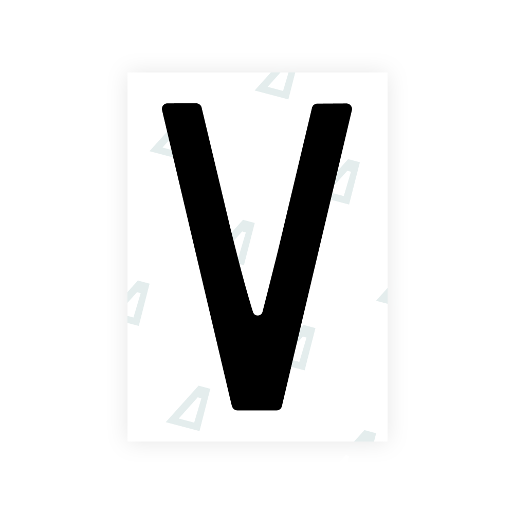 Alite Nanofilm for Sweden number plates - Symbol "V"