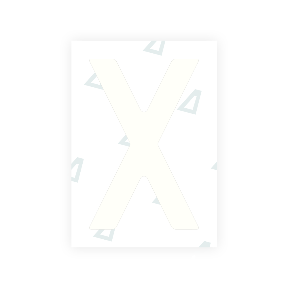 Alite Nanofilm for Sweden number plates - Symbol "X"