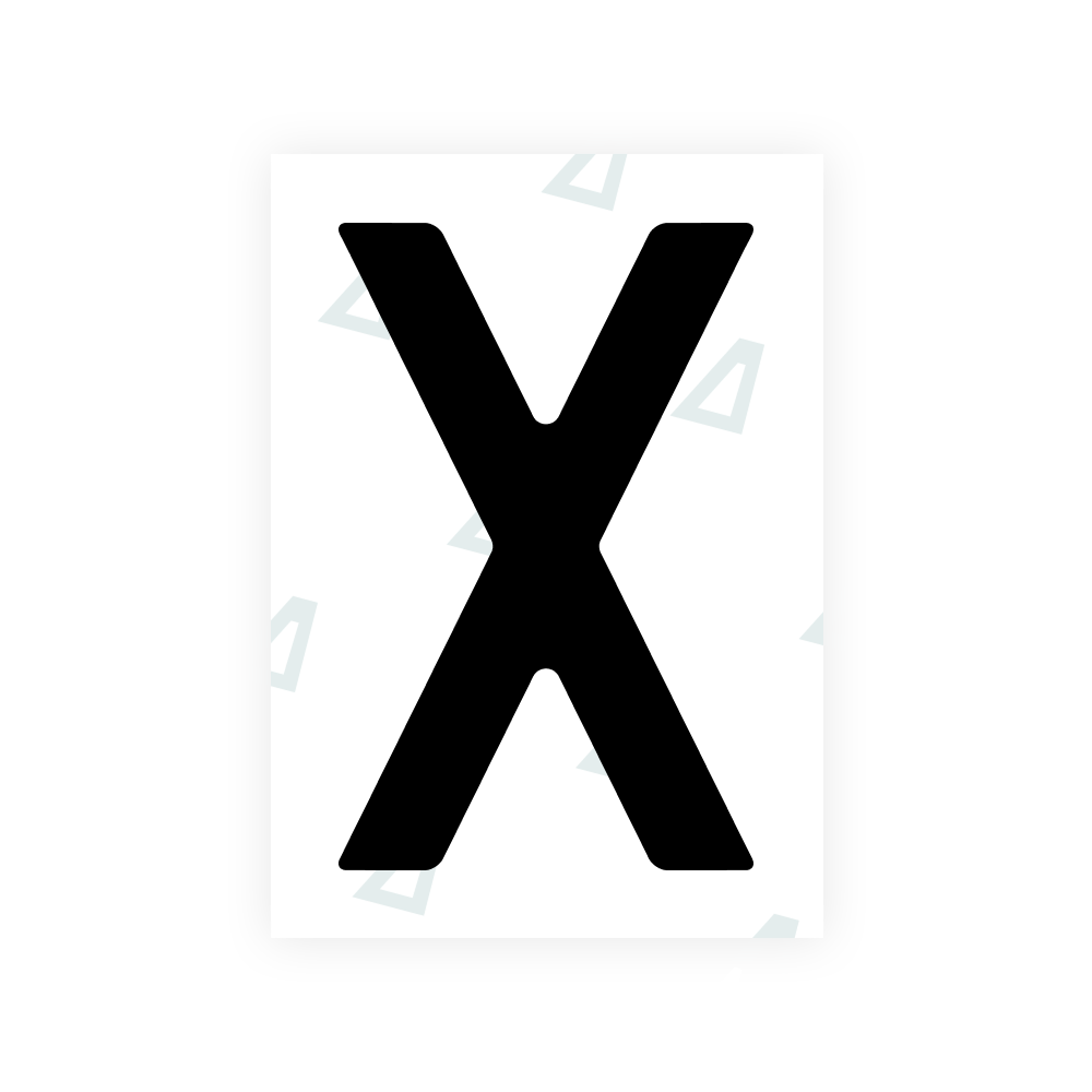 Alite Nanofilm for Sweden number plates - Symbol "X"