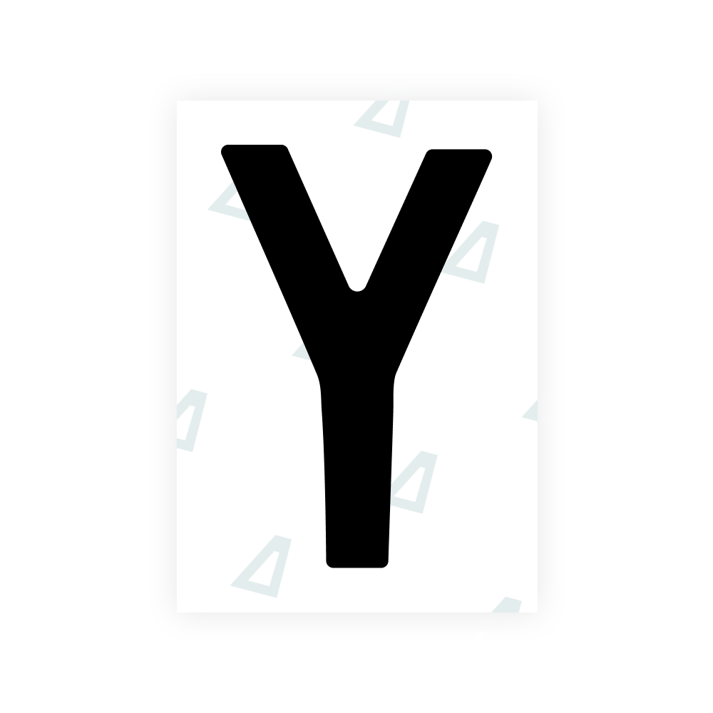 Alite Nanofilm for Sweden number plates - Symbol "Y"