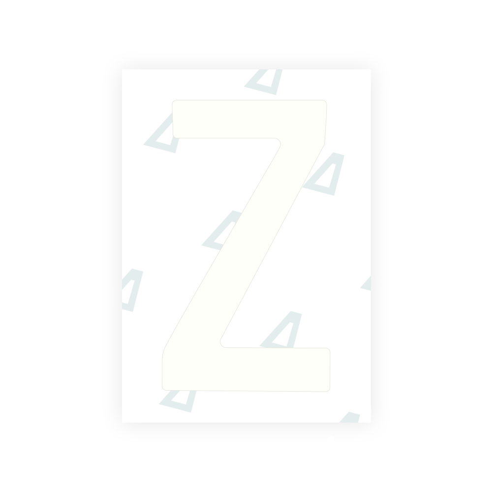 Alite Nanofilm for Sweden number plates - Symbol "Z"