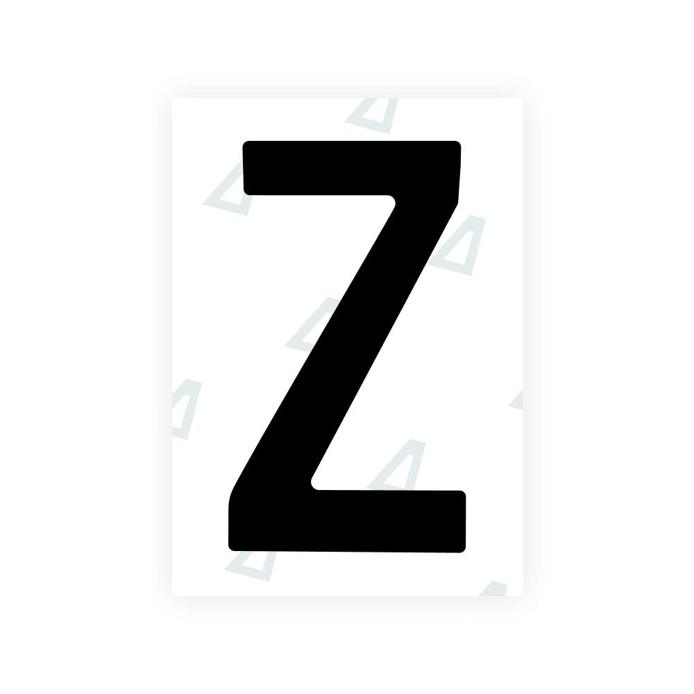 Alite Nanofilm for Sweden number plates - Symbol "Z"