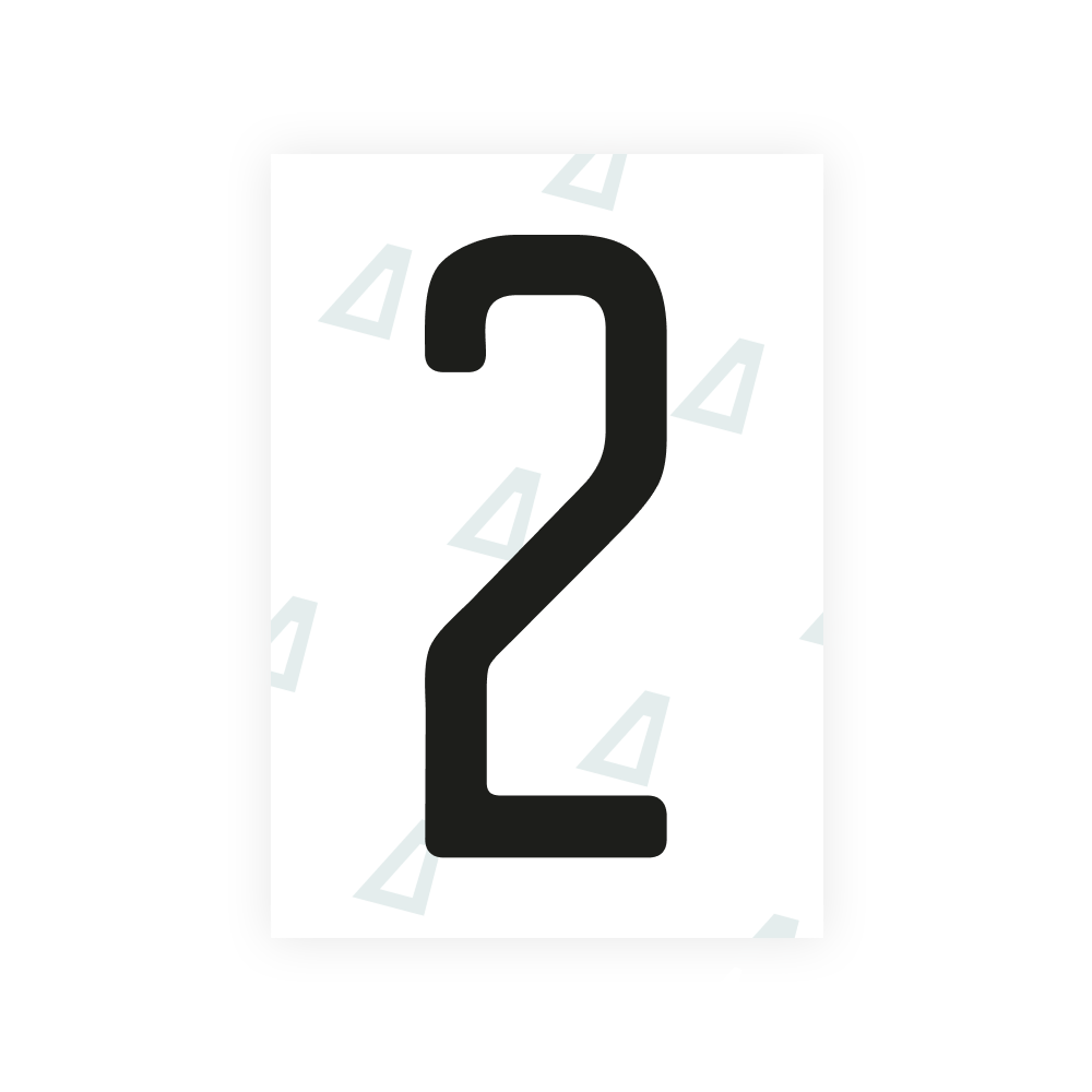 Alite Nanofilm pour plaques d'immatriculation des États-Unis (Utah 2023 - Carré) – Symbole "2"