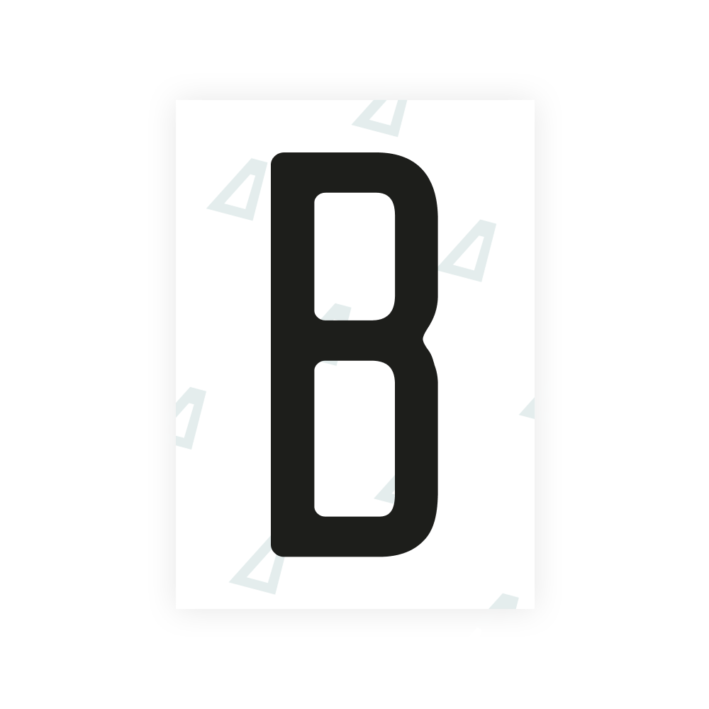 Alite Nanofilm para placas de vehículos de Estados Unidos (Utah 2023 - Cuadrada) – Símbolo "B"
