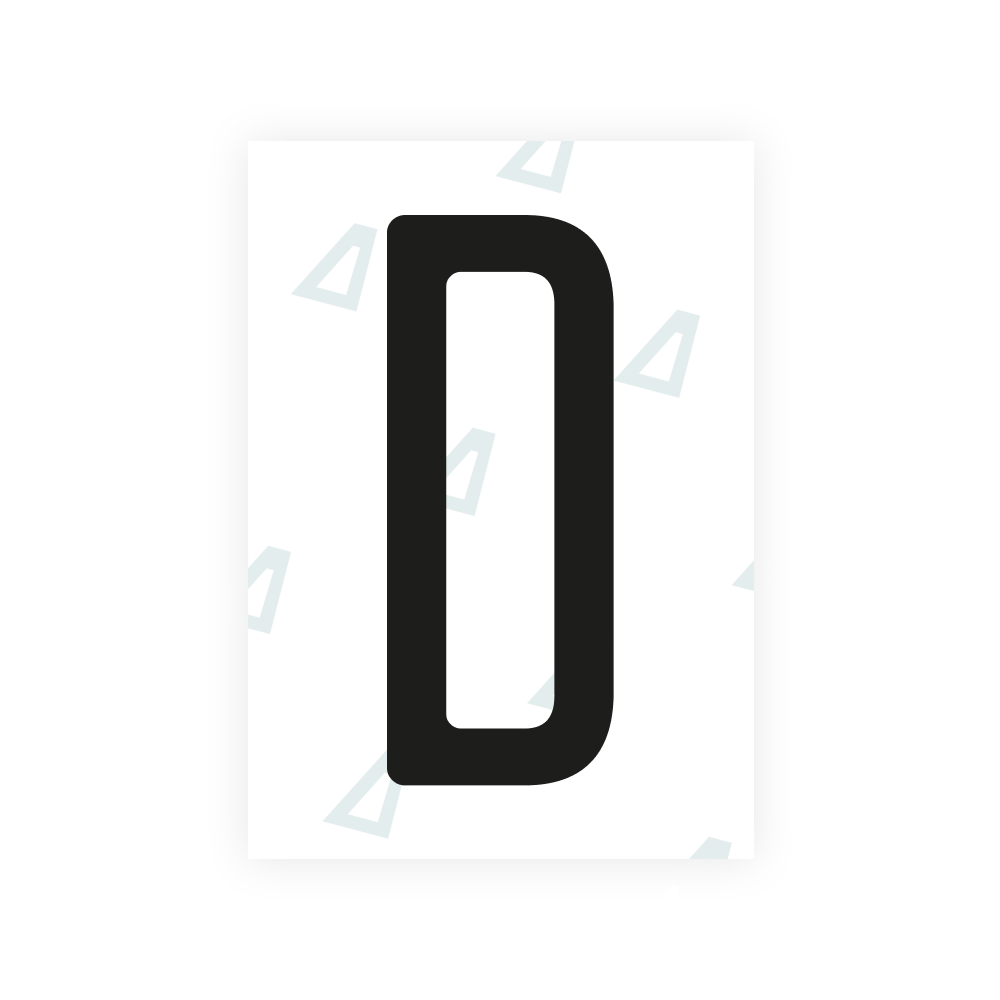Alite Nanofilm para matrículas de Estados Unidos (Utah 2023 - Cuadrada) - Símbolo "D"