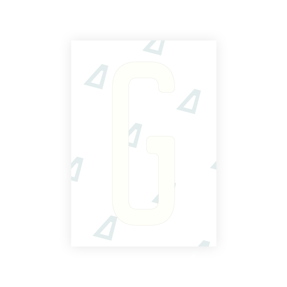 Alite Nanofilm for US (Utah 2023 - Square) license plates - Symbol "G"