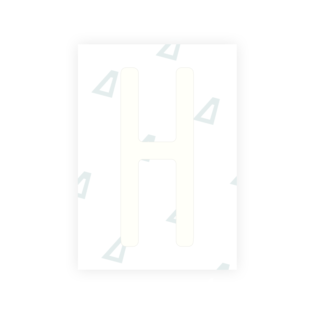 Alite Nanofilm for US (Utah 2023 - Square) license plates - Symbol "H"