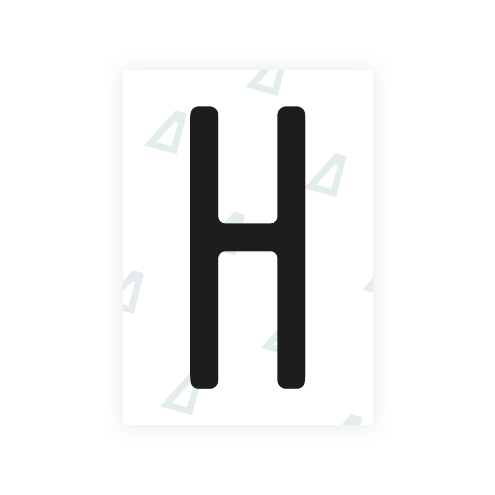 Alite Nanofilm for US (Utah 2023 - Square) license plates - Symbol "H"