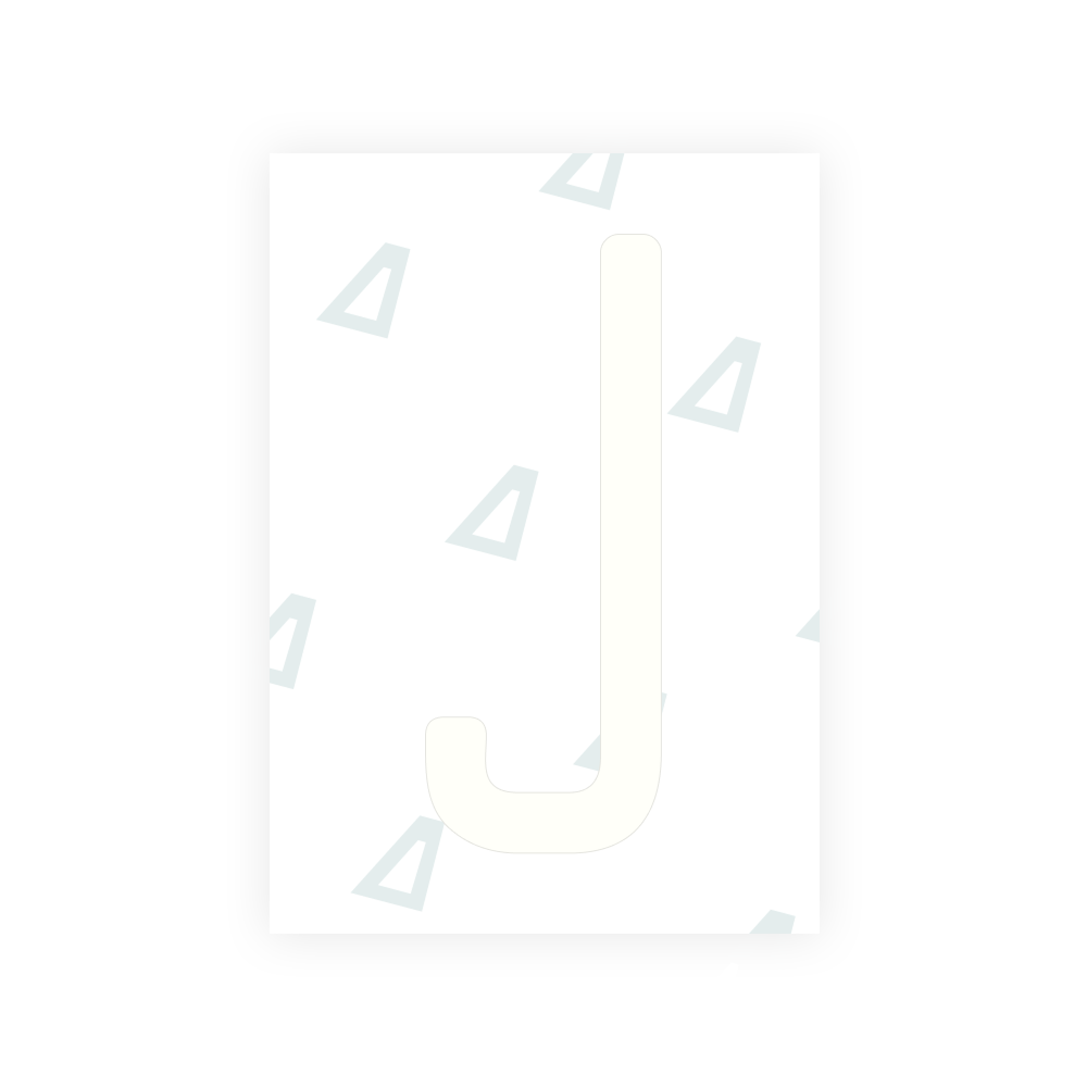 Alite Nanofilm for US (Utah 2023 - Square) license plates - Symbol "J"