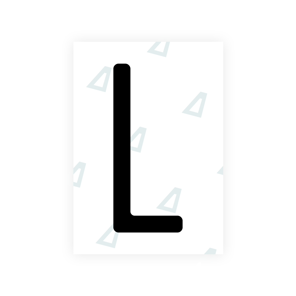 Alite Nanofilm for US (Utah 2023 - Square) license plates - Symbol "L"