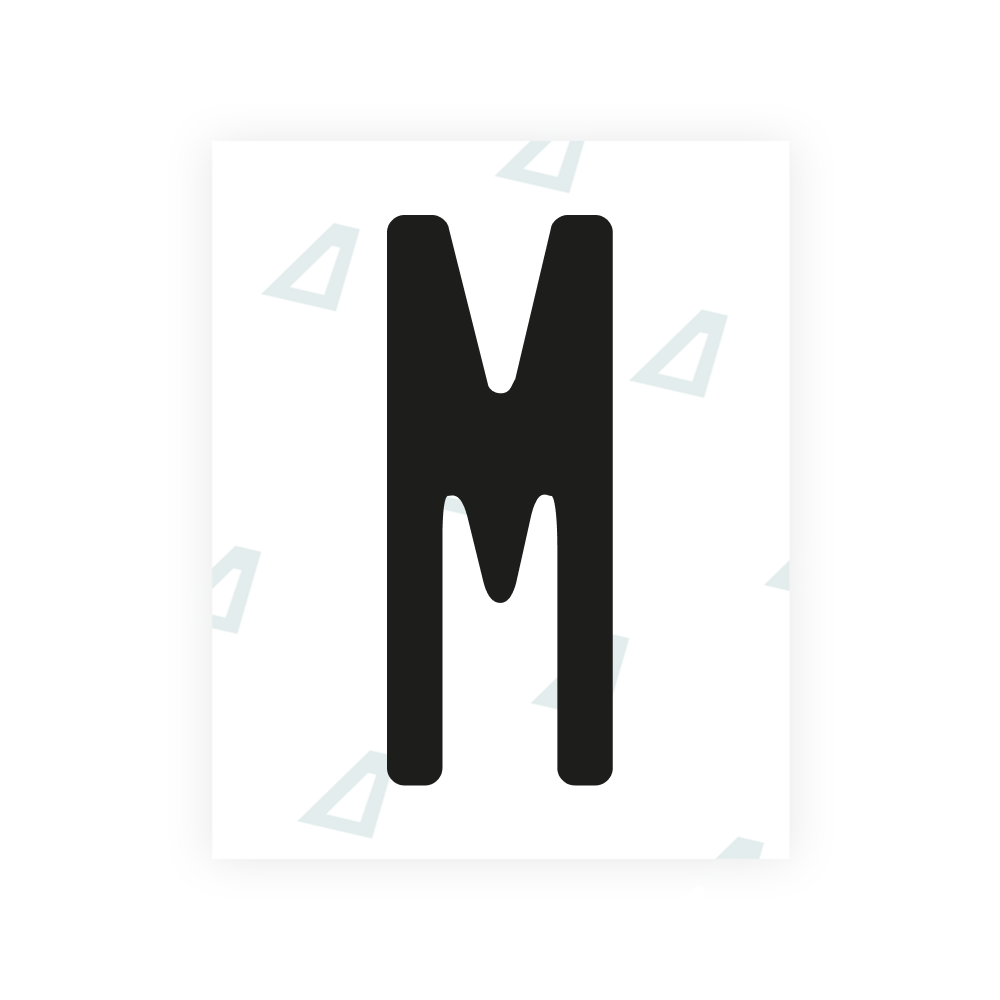 Alite Nanofilm for US (Utah 2023 - Square) license plates - Symbol "M"