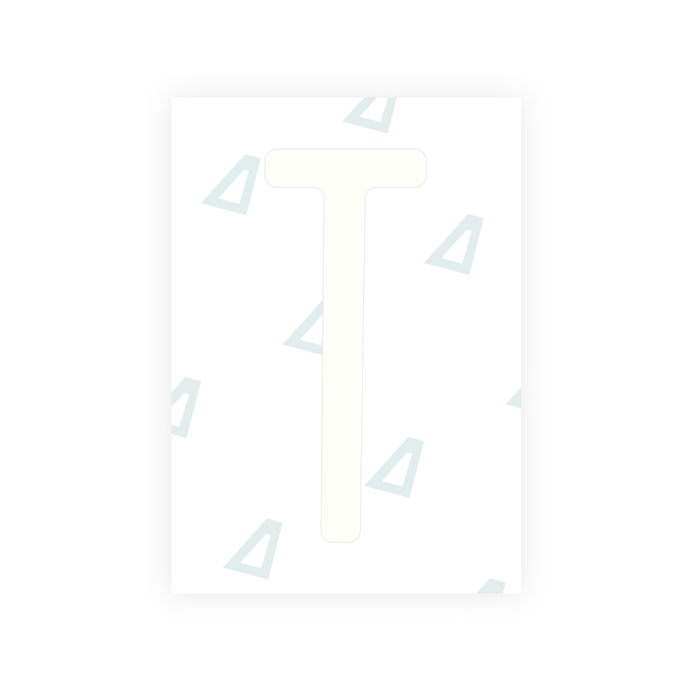 Alite Nanofilm for US (Utah 2023 - Square) license plates - Symbol "T"