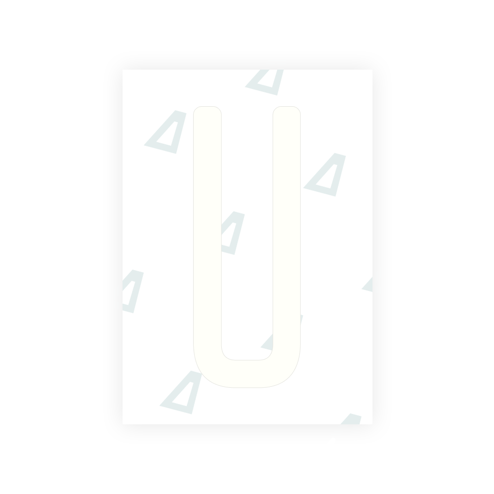 Alite Nanofilm for US (Utah 2023 - Square) license plates - Symbol "U"