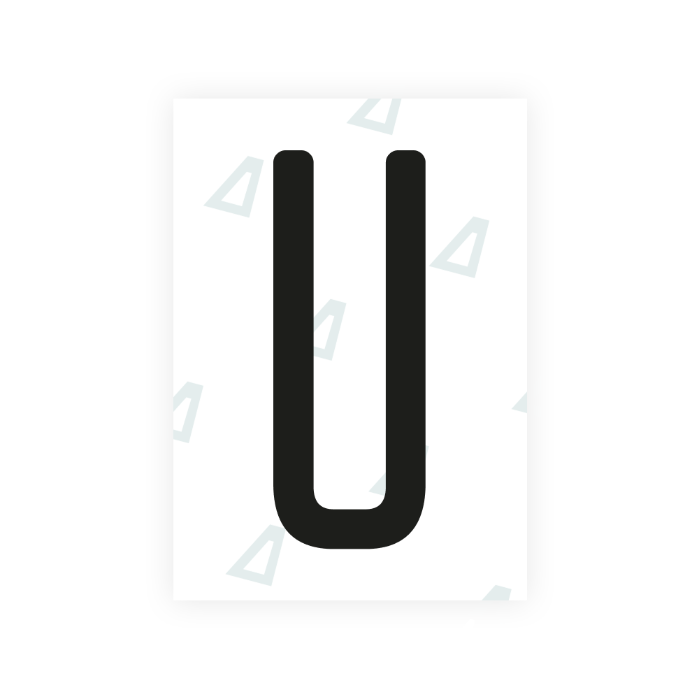 Alite Nanofilm for US (Utah 2023 - Square) license plates - Symbol "U"