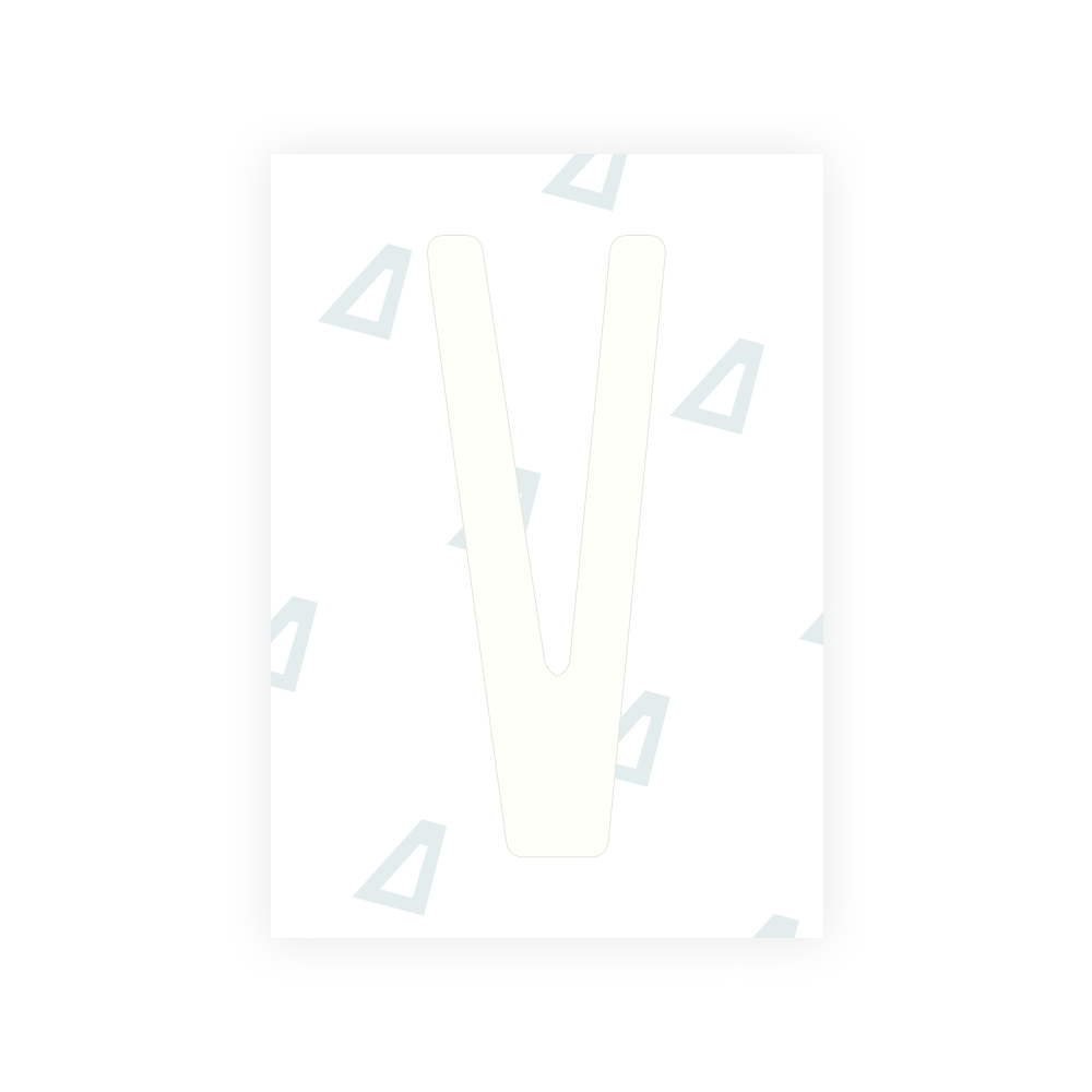 Alite Nanofilm for US (Utah 2023 - Square) license plates - Symbol "V"