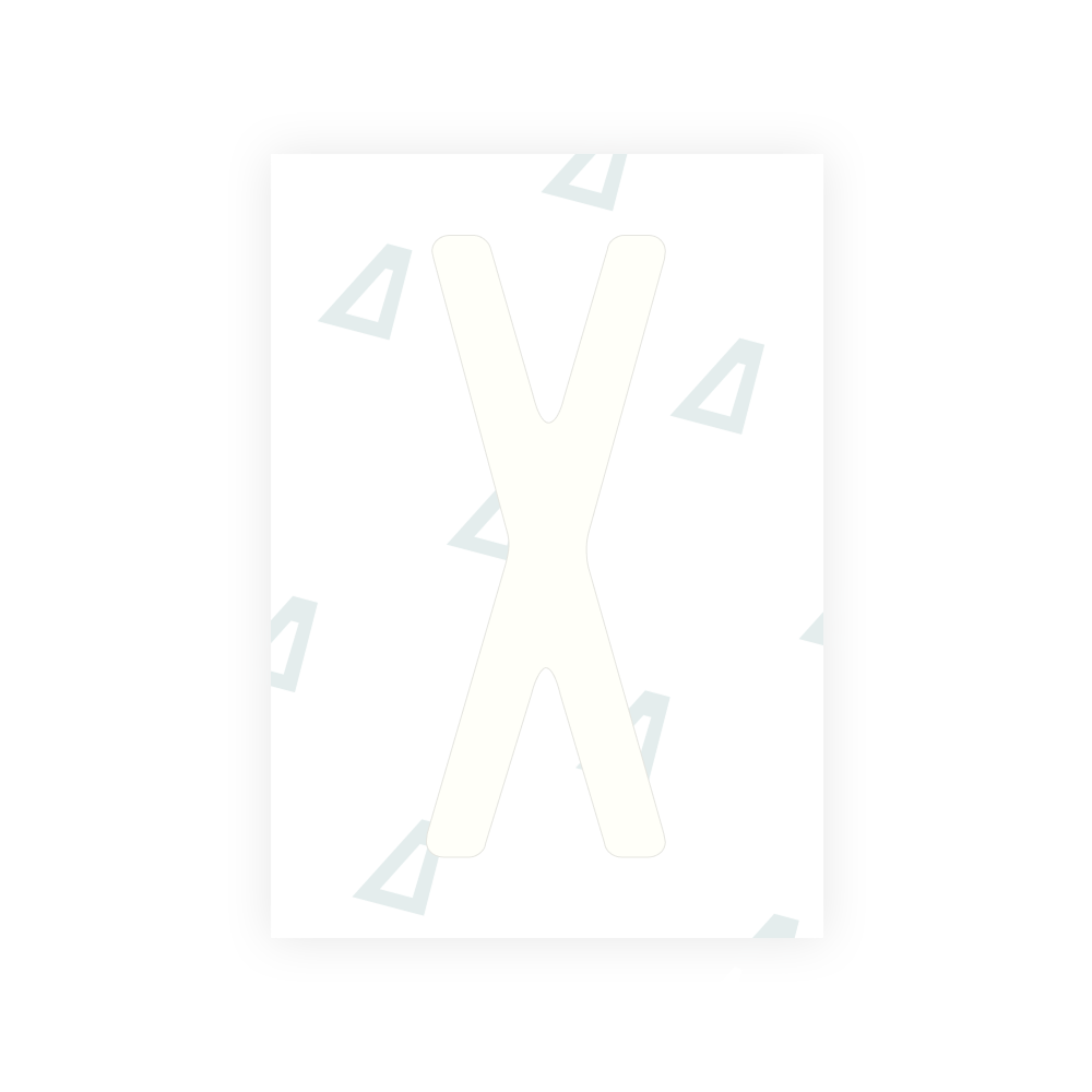 Alite Nanofilm for US (Utah 2023 - Square) license plates - Symbol "X"