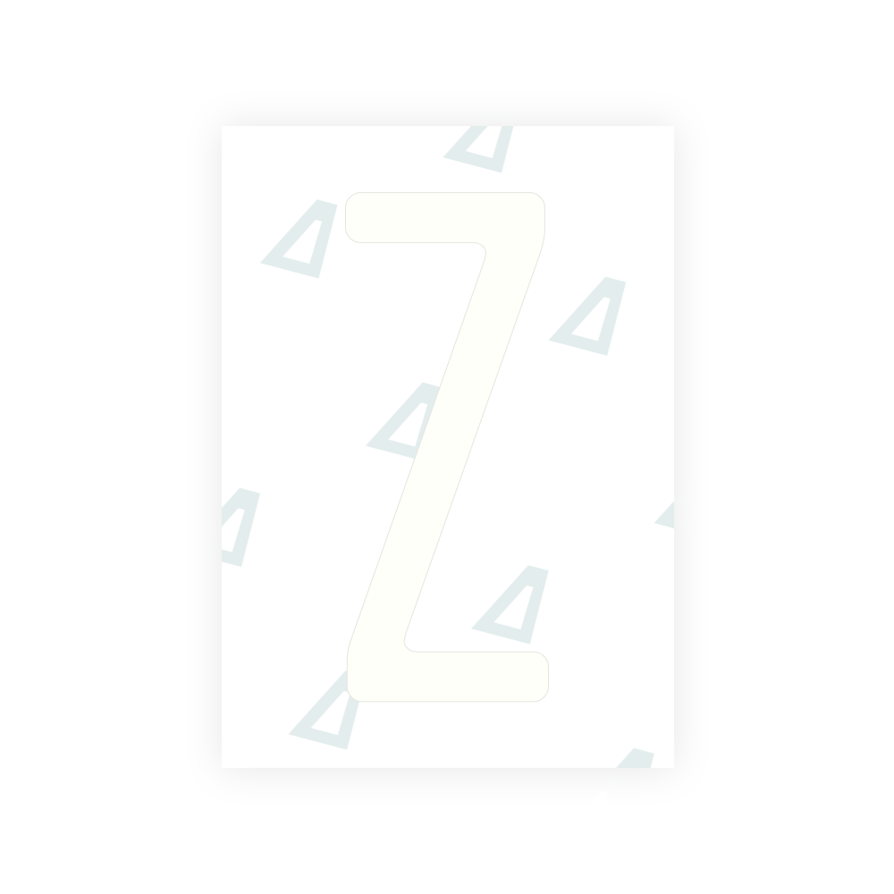 Alite Nanofilm for US (Utah 2023 - Square) license plates - Symbol "Z"