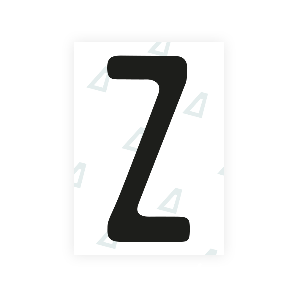 米国(ハワイ)ナンバープレート用 Alite ナノフィルム - シンボル「Z」