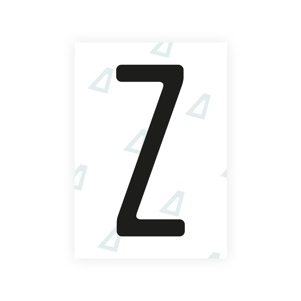 Alite Nanofilm for US (Utah 2023 - Square) license plates - Symbol "Z"