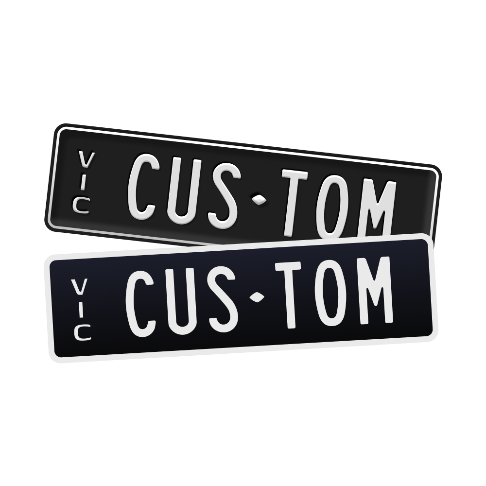 Alite Nanofilm – Custom Anti Radar Stickers for Victoria Black License Plates