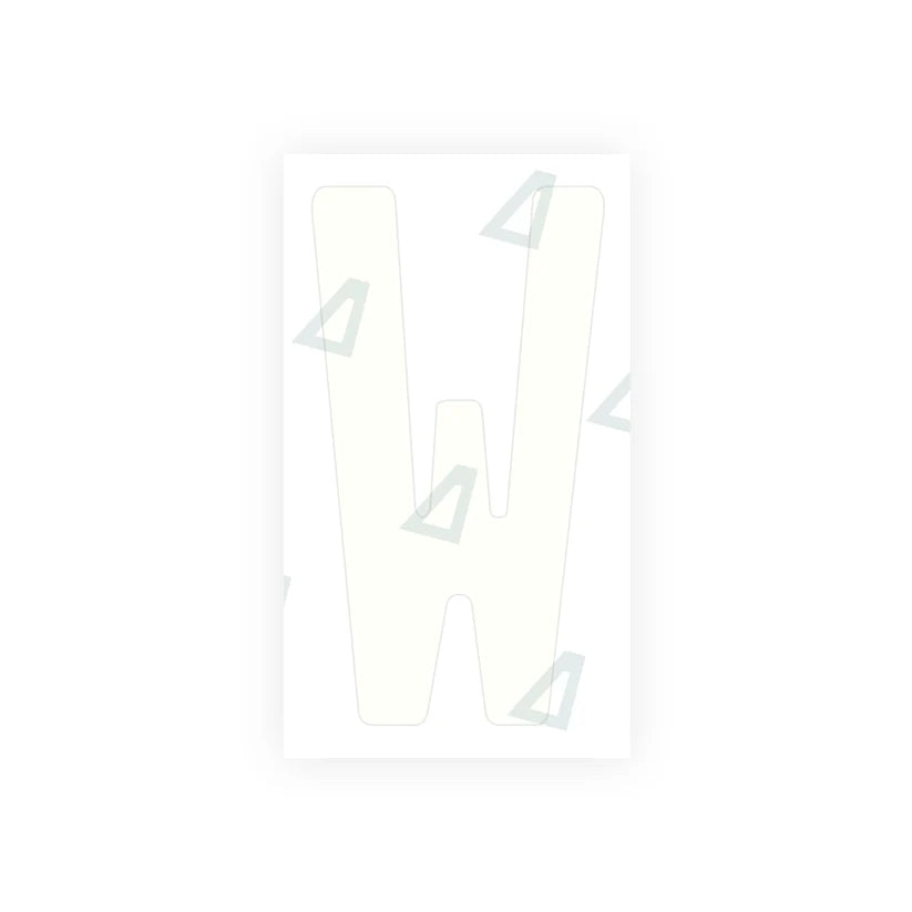 Alite Nanofilm für Tansania (Standard) Nummernschilder - Symbol "W"