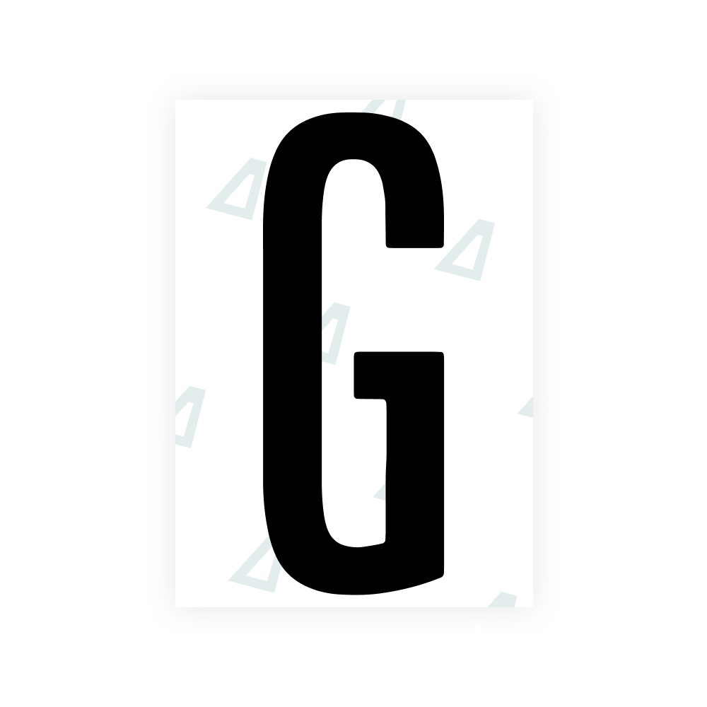 Alite Nanofilm for US (Washington DC) license plates - Symbol "G"