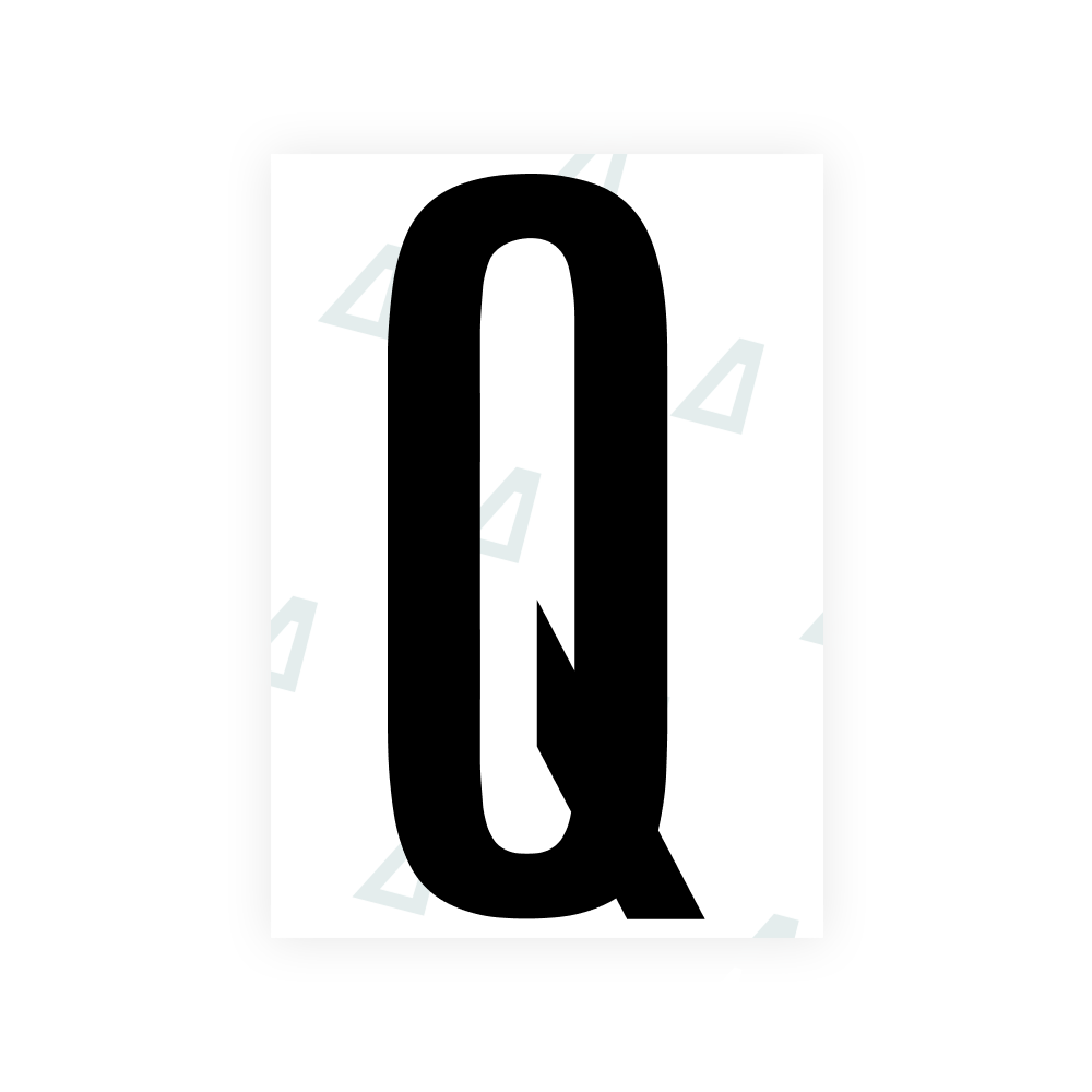 Alite Nanofilm for US (Washington DC) license plates - Symbol "Q"
